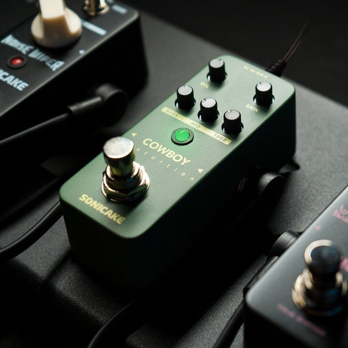 Sonicake - Cowboy Distortion - Mini Guitar Pedal (QSS-25) - Gsus4