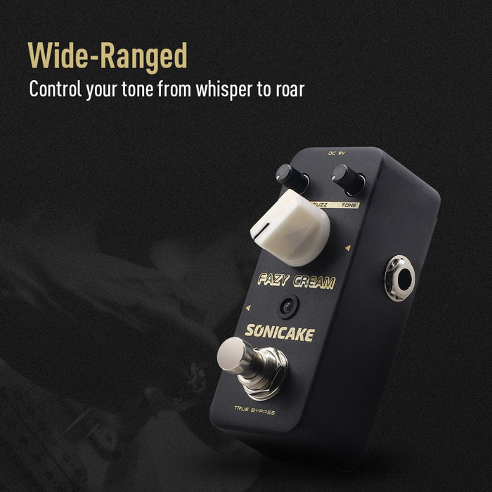 Sonicake - Fazy Cream Fuzz - Mini Guitar Pedal (QSS-17) - Gsus4