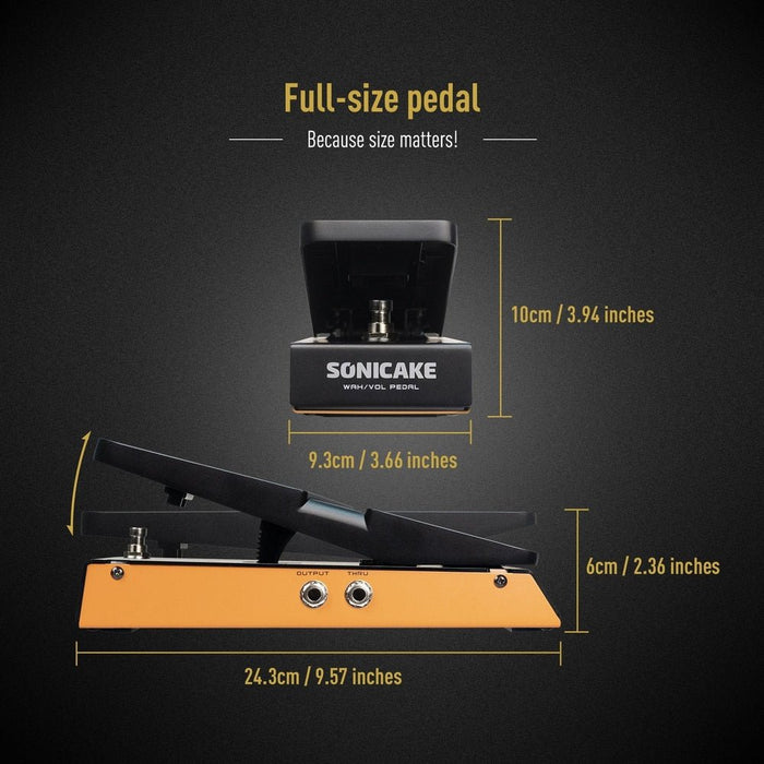Sonicake - FlipWah - Volume / Wah Pedal (QEP-10) - Gsus4