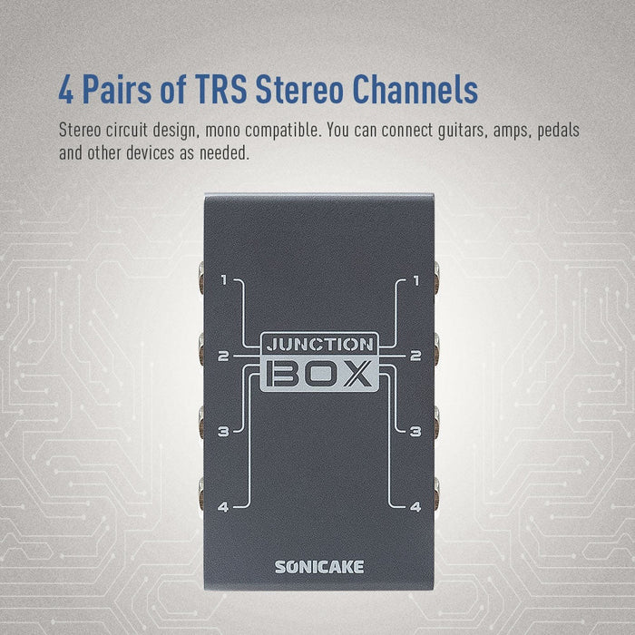 Sonicake - Junction Box - Guitar Utility Pedal (QCS-02) - Gsus4
