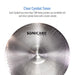 Sonicake - Low Volume Mute Cymbal set Silver (5 Pack) (QMC-05) - Gsus4