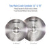 Sonicake - Low Volume Mute Cymbal set Silver (5 Pack) (QMC-05) - Gsus4
