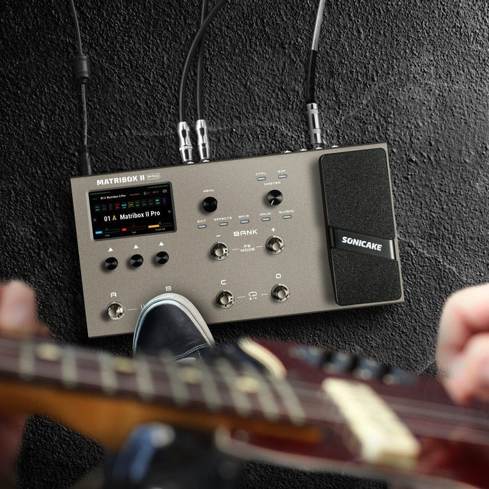 Sonicake - Matribox II Pro - Multi-Effects Guitar Pedal (QME-200) - Gsus4