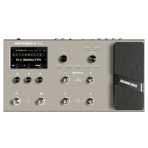 Sonicake - Matribox II Pro - Multi-Effects Guitar Pedal (QME-200) - Gsus4