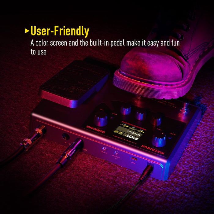 Sonicake - Matribox - Multi-Effects Guitar Pedal (QME-50) - Gsus4