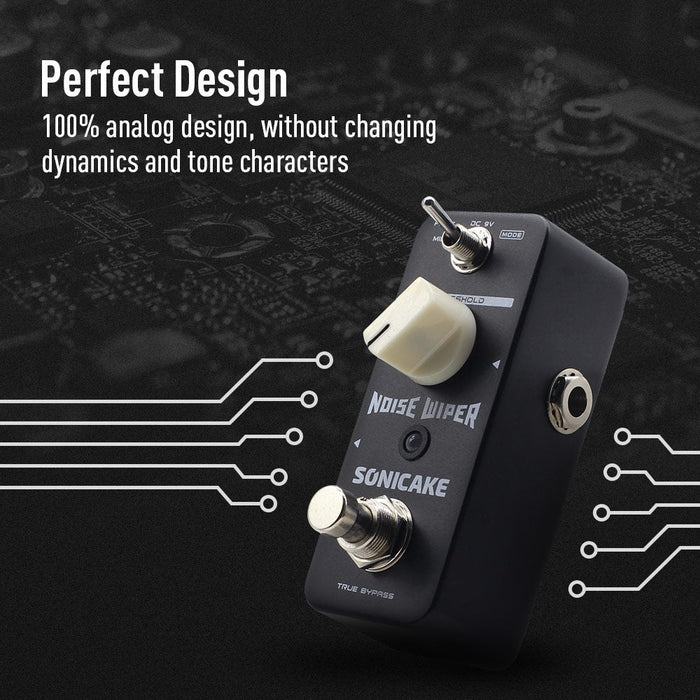 Sonicake - Noise Wiper Gate - Mini Guitar Pedal (QSS-14) - Gsus4