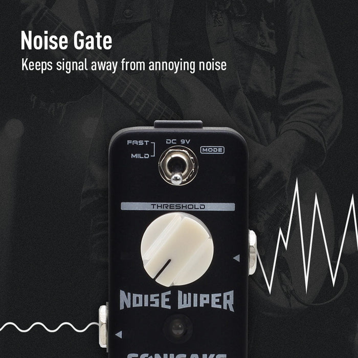 Sonicake - Noise Wiper Gate - Mini Guitar Pedal (QSS-14) - Gsus4