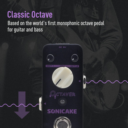 Sonicake - Octaver - Mini Guitar Pedal (QSS-19) - Gsus4