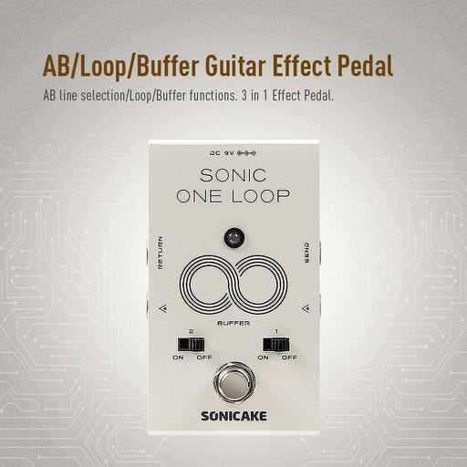 Sonicake - One Loop Liner Selctor / AB / Buffer- Guitar Pedal (QCS-01) - Gsus4
