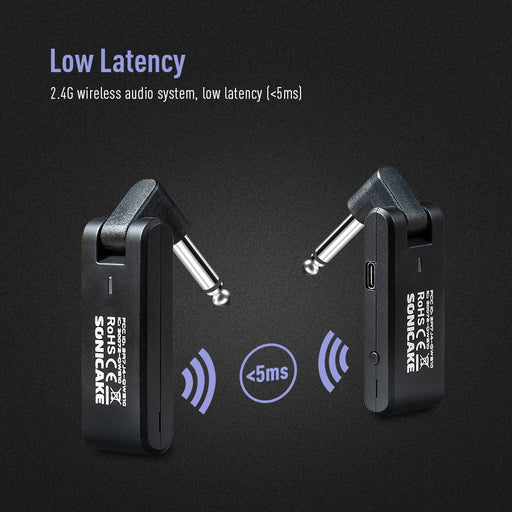 Sonicake - QWS10 Wireless Guitar System 2.4G (QWS-10) - Gsus4