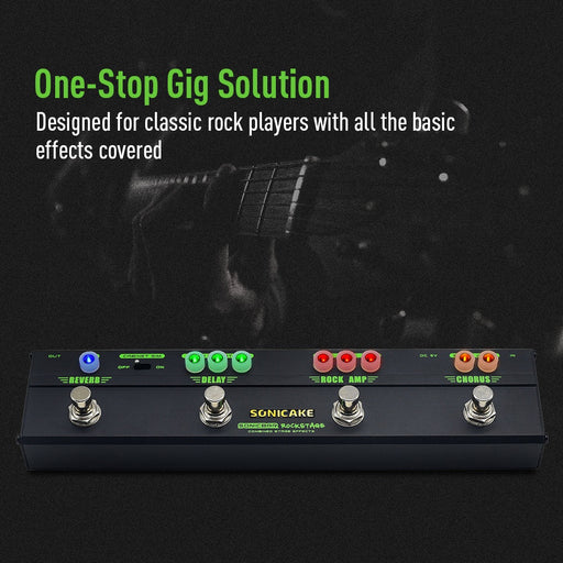 Sonicake - Rockstage - SonicBar Plexi Style Guitar Pedal (QCE-10) - Gsus4