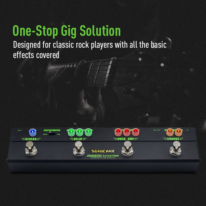Sonicake - Rockstage - SonicBar Plexi Style Guitar Pedal (QCE-10) - Gsus4