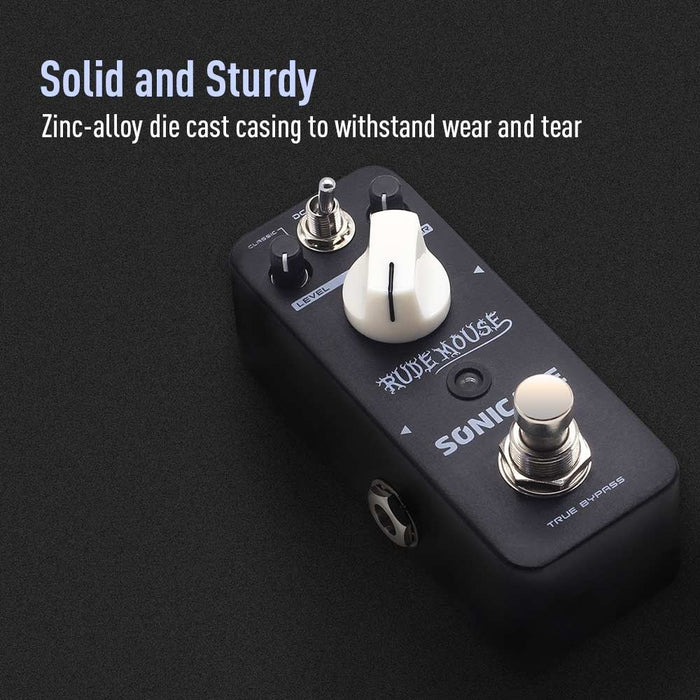 Sonicake - Rude Mouse Distortion - Mini Guitar Pedal (QSS-18) - Gsus4