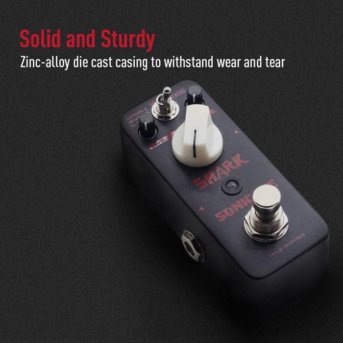 Sonicake - Shark Triple Distortion - Mini Guitar Pedal (QSS-05) - Gsus4