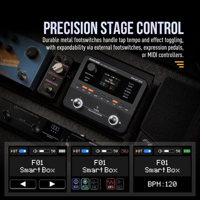 Sonicake Smartbox Pedal (QME-20BK) - Gsus4