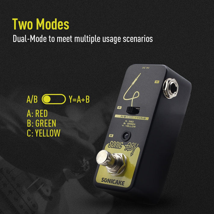 Sonicake - Sonic ABY - Mini Guitar Pedal (QSS-23) - Gsus4