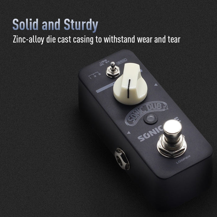 Sonicake - Sonic Dub USB-C Looper - Mini Guitar Pedal (QSS-13) - Gsus4