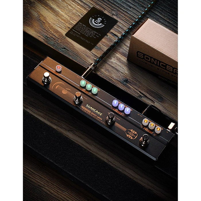 Sonicake - Sonic Wood Acoustic Guitar Pedal - SonicBar (QCE-50) - Gsus4