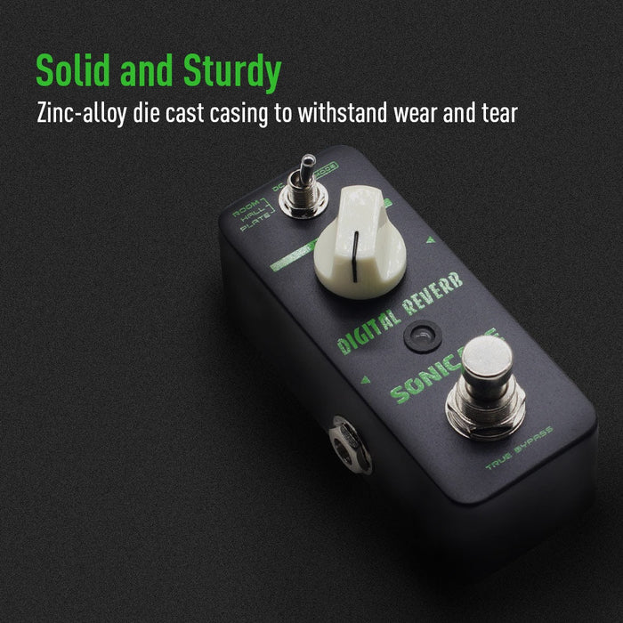 Sonicake - Triple Digital Reverb - Mini Guitar Pedal (QSS-06) - Gsus4
