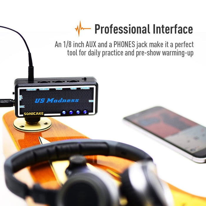 Sonicake - US Madness - Guitar Headphone Amp (QAP-4) - Gsus4