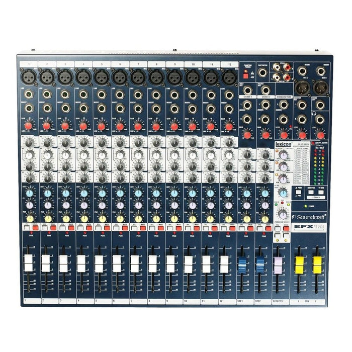 Soundcraft EFX12 12 Channel High - Performance Lexicon Effects Mixer (SCF-E535100000) - Gsus4