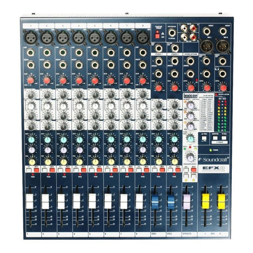 Soundcraft EFX8 8 Channel High - Performance Lexicon Effects Mixer (SCF-E535000000) - Gsus4