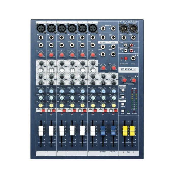 Soundcraft EPM6 6 Channel High - Performance Analog Mixer (SCF-RW5734) - Gsus4
