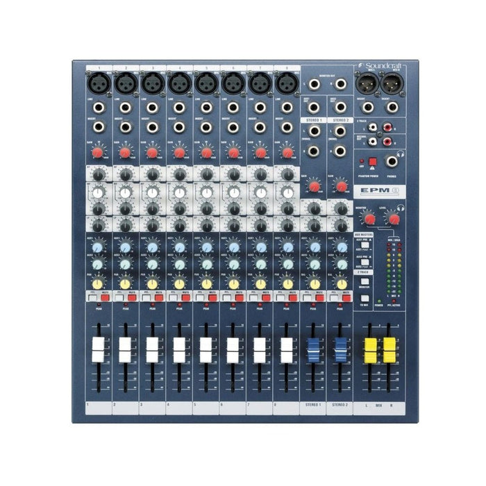 Soundcraft EPM8 8 Channel High - Performance Analog Mixer (SCF-RW5735) - Gsus4