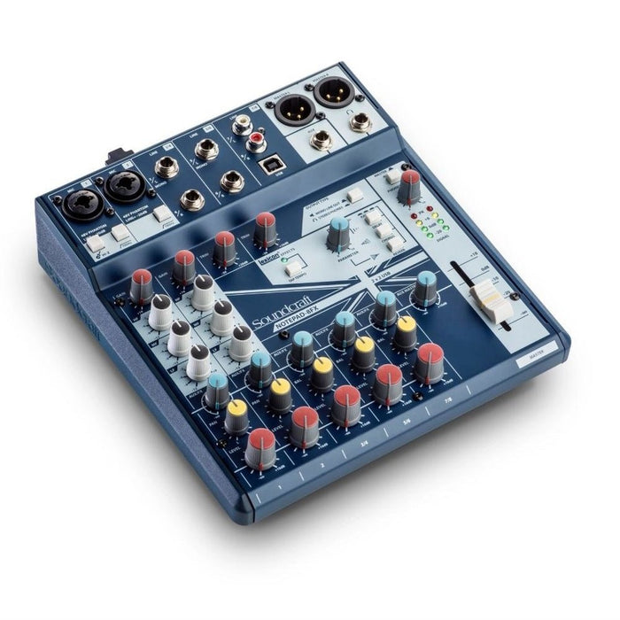 Soundcraft Notepad - 8FX Mixing Console with USB I/O and Lexicon Effects (SCF-5085984) - Gsus4