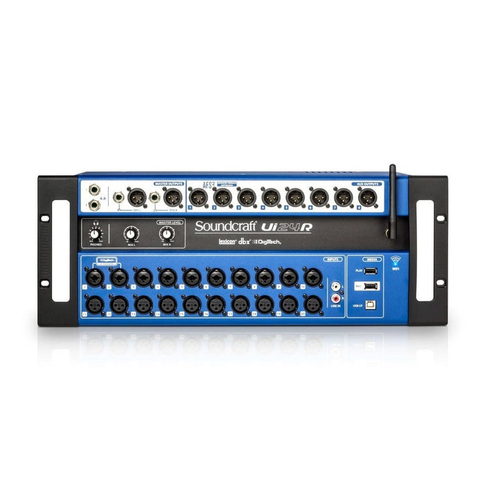 Soundcraft Ui24R 24 - Channel Digital Mixer/USB Multi - Track Recorder with Wireless Control (SCF-5085429) - Gsus4