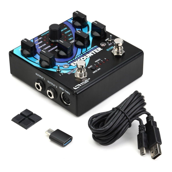 Source Audio | ENCOUNTER | Ambient Stereo Delay & Reverb Pedal (SA - ENCOUNTER) - Gsus4