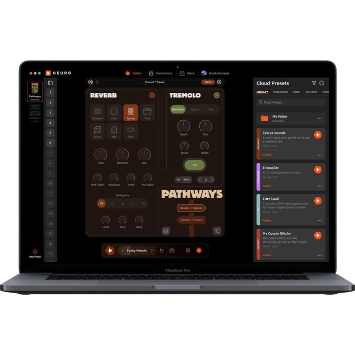 Source Audio | PATHWAYS | Stereo Reverb & Tremolo Pedal | PRE - ORDER (Ships mid April) (SA-PATHWAYS) - Gsus4