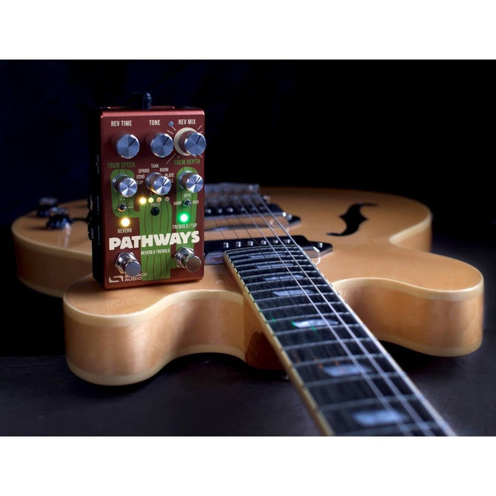 Source Audio | PATHWAYS | Stereo Reverb & Tremolo Pedal | PRE - ORDER (Ships mid April) (SA-PATHWAYS) - Gsus4