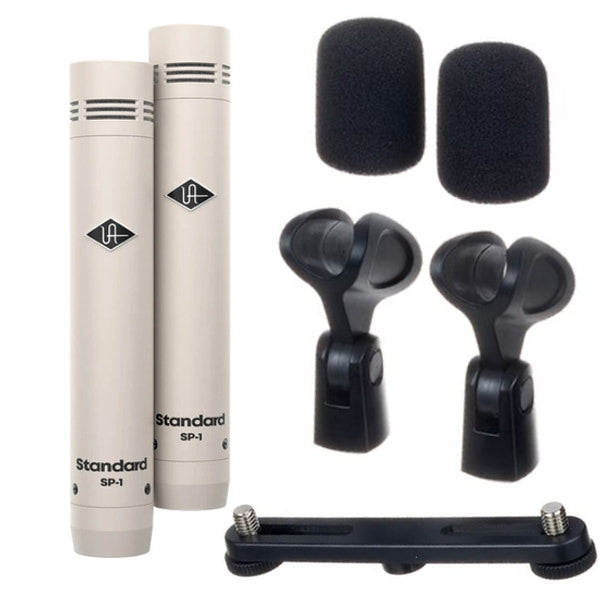 Universal Audio | SP-1 Matched Pair | w/ Stereo Bar & Clip Mount | Studio Pencil Microphone
