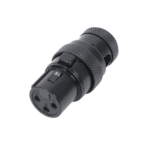 SquarePlug | Low Profile XLR Right Angle | Black | Female | SPXA - FBK (Each) (SPXA-FBK) - Gsus4