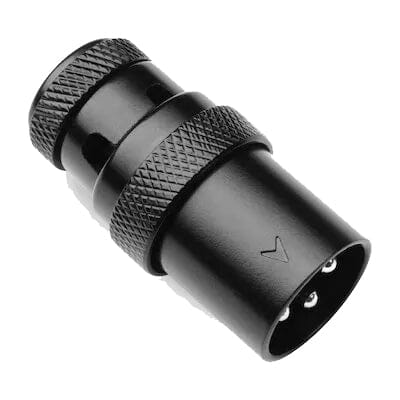 SquarePlug | Low Profile XLR Right Angle | Black | Male | SPXA - MBK (Each) (SPXA-MBK) - Gsus4