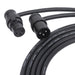 SquarePlug | Low Profile XLR Right Angle | Black | Male | SPXA - MBK (Each) (SPXA-MBK) - Gsus4