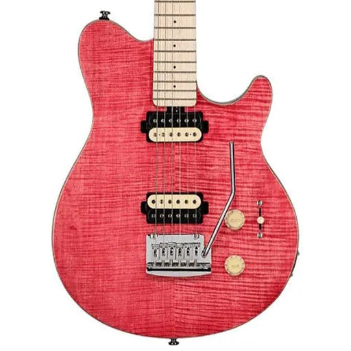 Sterling Axis HH AX3FM - Satin Pink / Flame Maple Top (AX3FM-STP-M1) - Gsus4