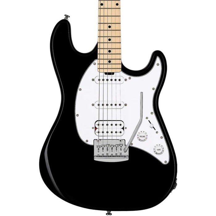 Sterling by Music Man CT20HSS-BK-M1 Cutlass CT20 HSS Electric Guitar - Black (CT20HSS-BK-M1) - Gsus4