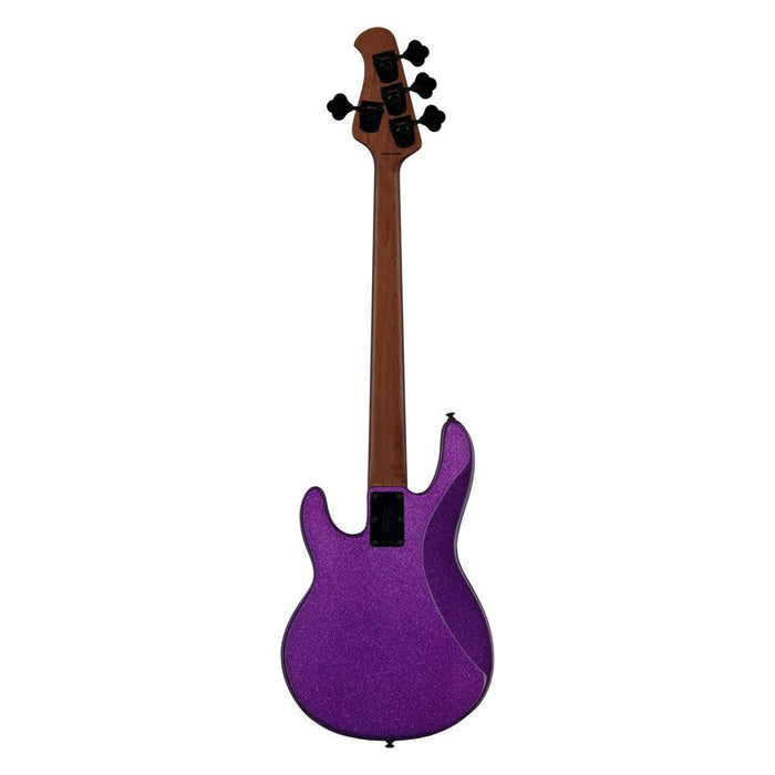 Sterling by Music Man RAYSS4-PSK-R2 StingRay Short Scale Electric Bass - Purple Sparkle (RAYSS4-PSK-R2) - Gsus4