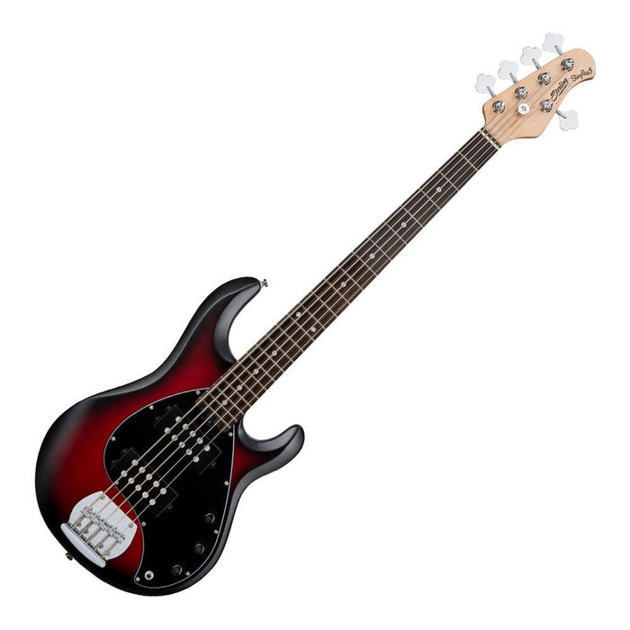 Sterling Ray 5 HH - Ruby Red Burst - Rosewood Fretboard (RAY5HH-RRBS-R1) - Gsus4