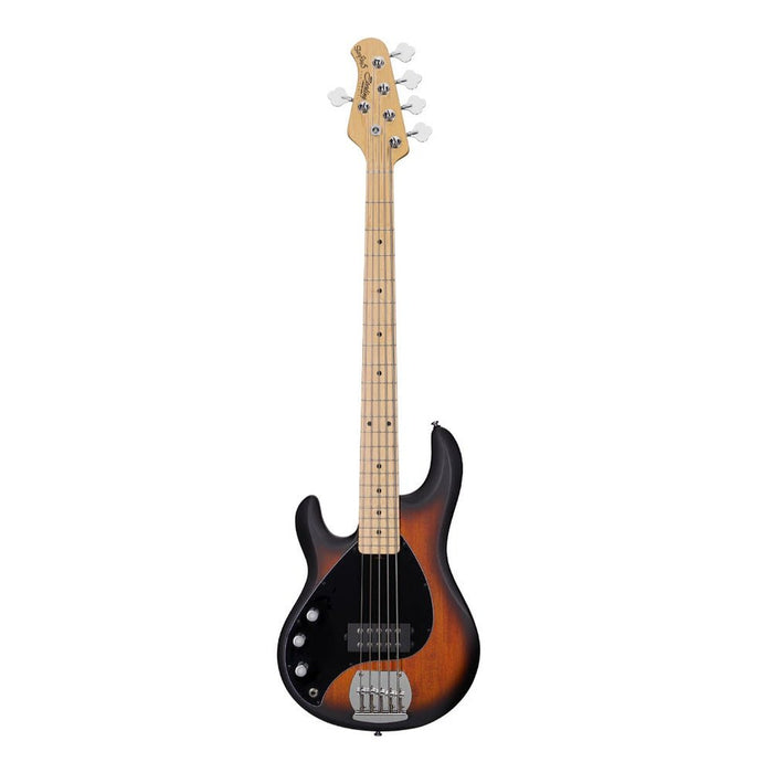 Sterling Ray 5 Left Hand - Vintage Sunburst - Maple Neck (RAY5LH-VSBS-M1) - Gsus4