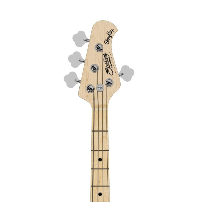 Sterling StingRay RAY2 Bass Guitar - Black with Maple Neck (RAY2-BK-M1) - Gsus4