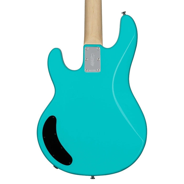 Sterling StingRay RAY2 Bass Guitar - Electric Blue with Amaranth Neck (RAY2-ELB-A1) - Gsus4