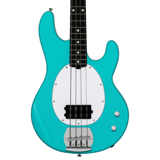 Sterling StingRay RAY2 Bass Guitar - Electric Blue with Amaranth Neck (RAY2-ELB-A1) - Gsus4