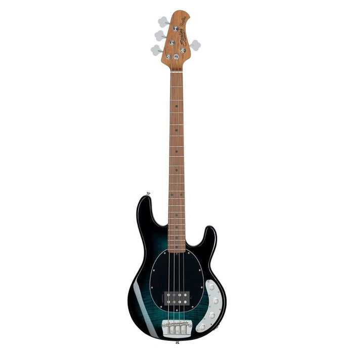 Sterling StingRay RAY34FM Bass Guitar - Teal (RAY34FM-TL-M2) - Gsus4