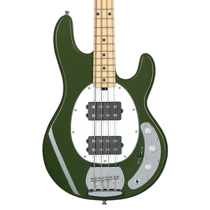 Sterling StingRay RAY4HH Bass Guitar - Olive (RAY4HH-OLV-M1) - Gsus4
