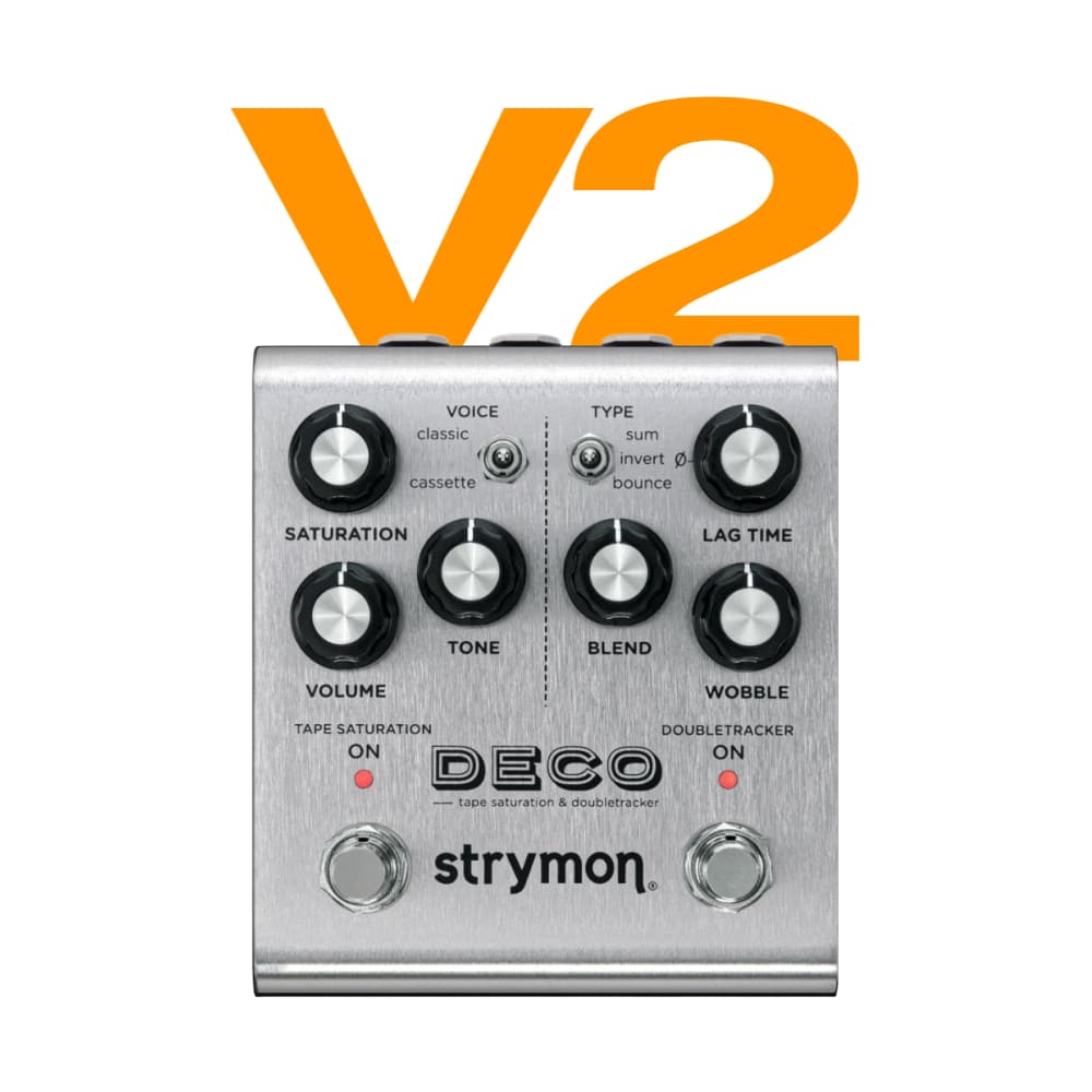 Strymon | DECO V2 | Tape Saturation & Doubletracker Delay Pedal