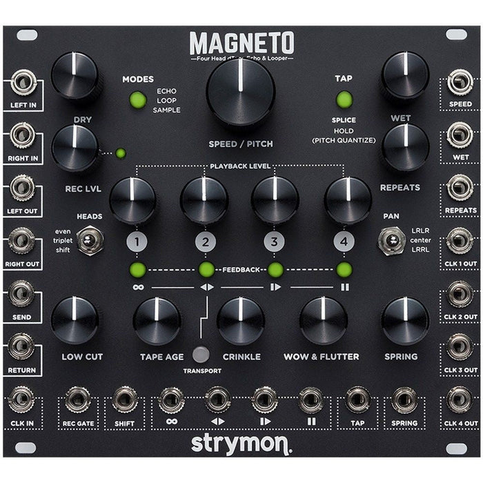 Strymon | Magneto | Four Head dTape Echo & Looper for Eurorack (SN - MAGNETO) - Gsus4