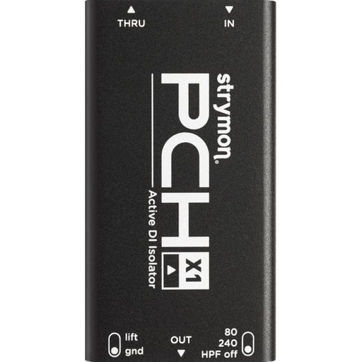 Strymon | PCH X1 | Mono Active DI - Box | w/ Built - in High Pass Filter (SN-PCH-X1) - Gsus4